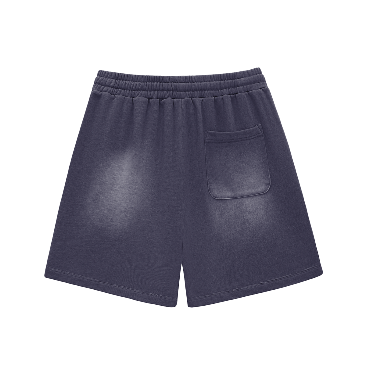 UC- GYM REAPER Men's Sun Fade Raw Edge Cotton Shorts