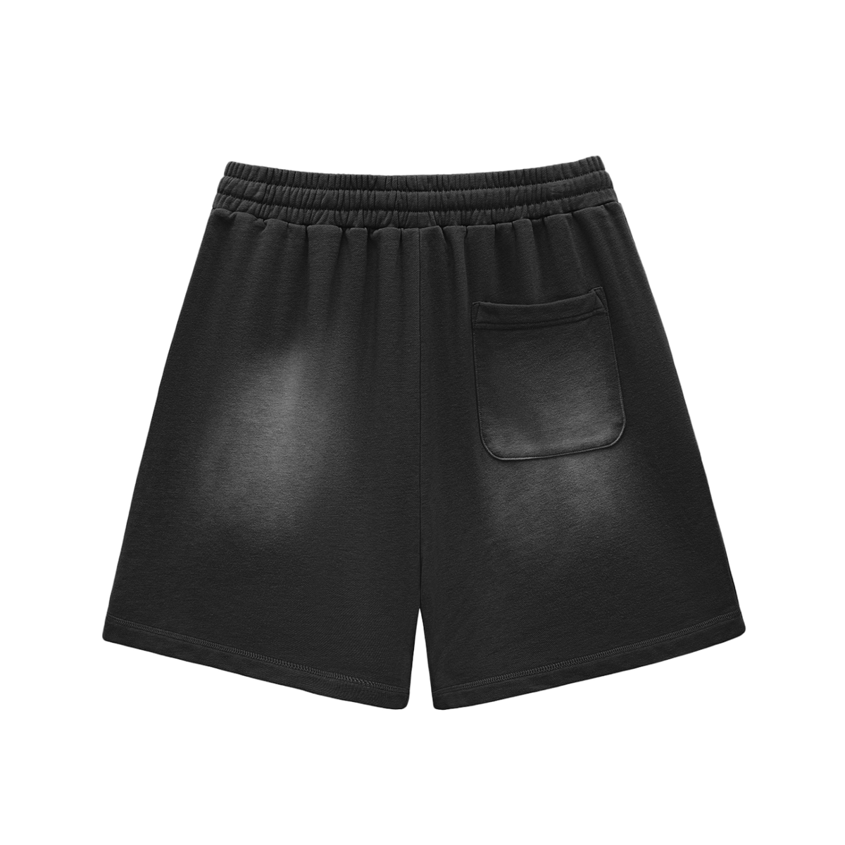 UC- GYM REAPER Men's Sun Fade Raw Edge Cotton Shorts