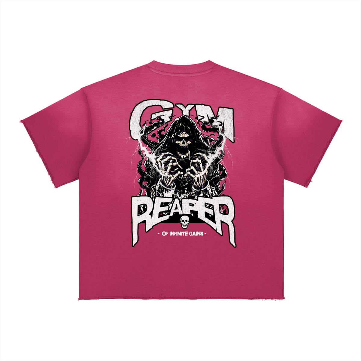 UC- GYM REAPER Men's Sun Fade Raw Edge T-Shirts