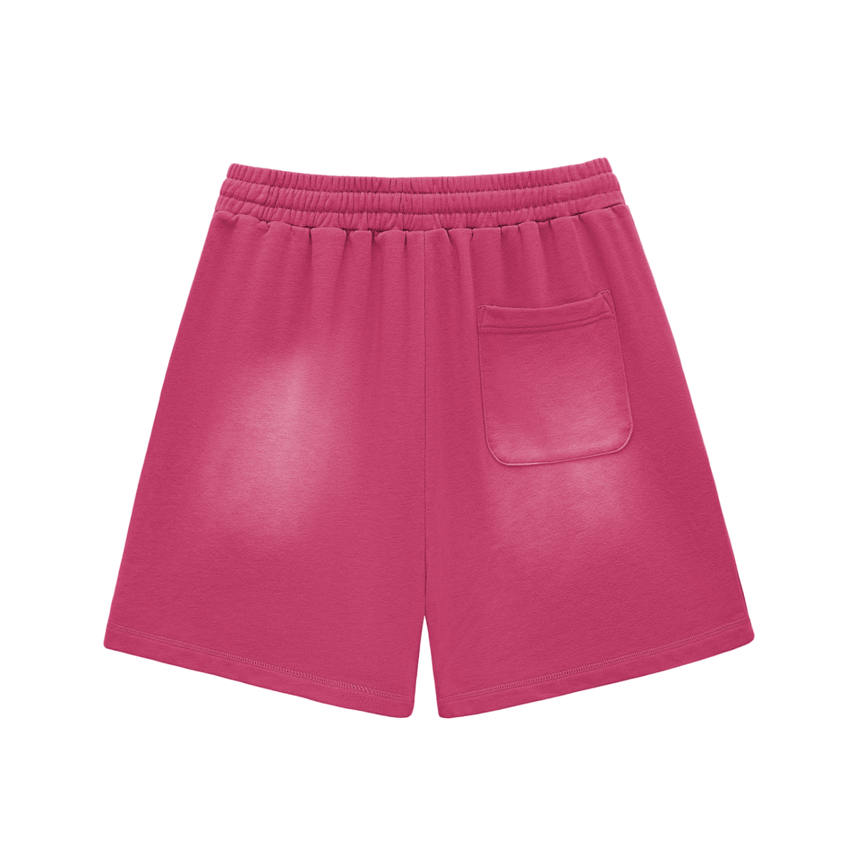UC- GYM REAPER Men's Sun Fade Raw Edge Cotton Shorts