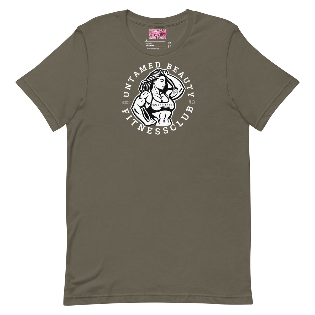 UNTAMED BEAUTY POWER FITNESS CLUB - Unisex t-shirts
