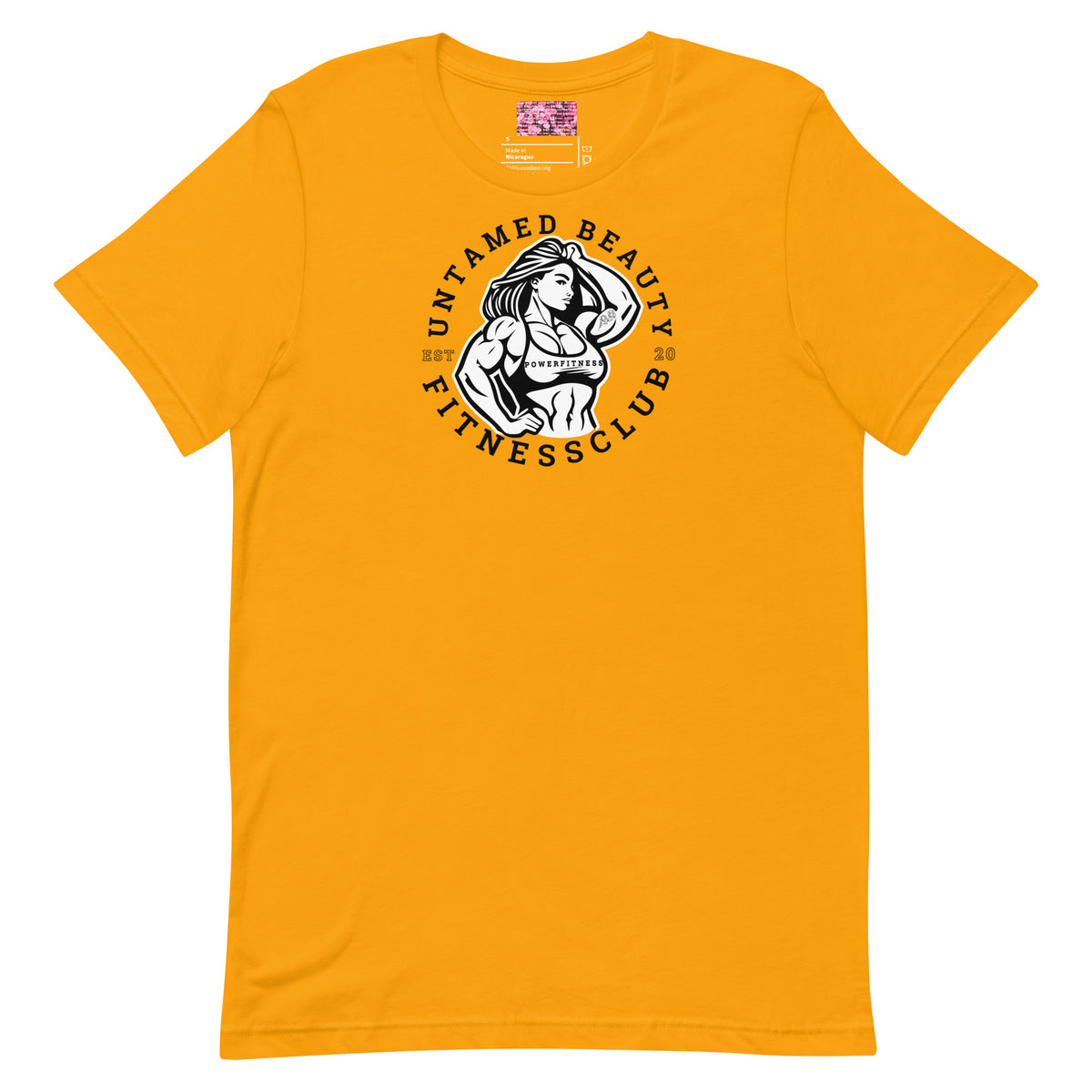 UNTAMED BEAUTY POWER FITNESS CLUB - Unisex t-shirts