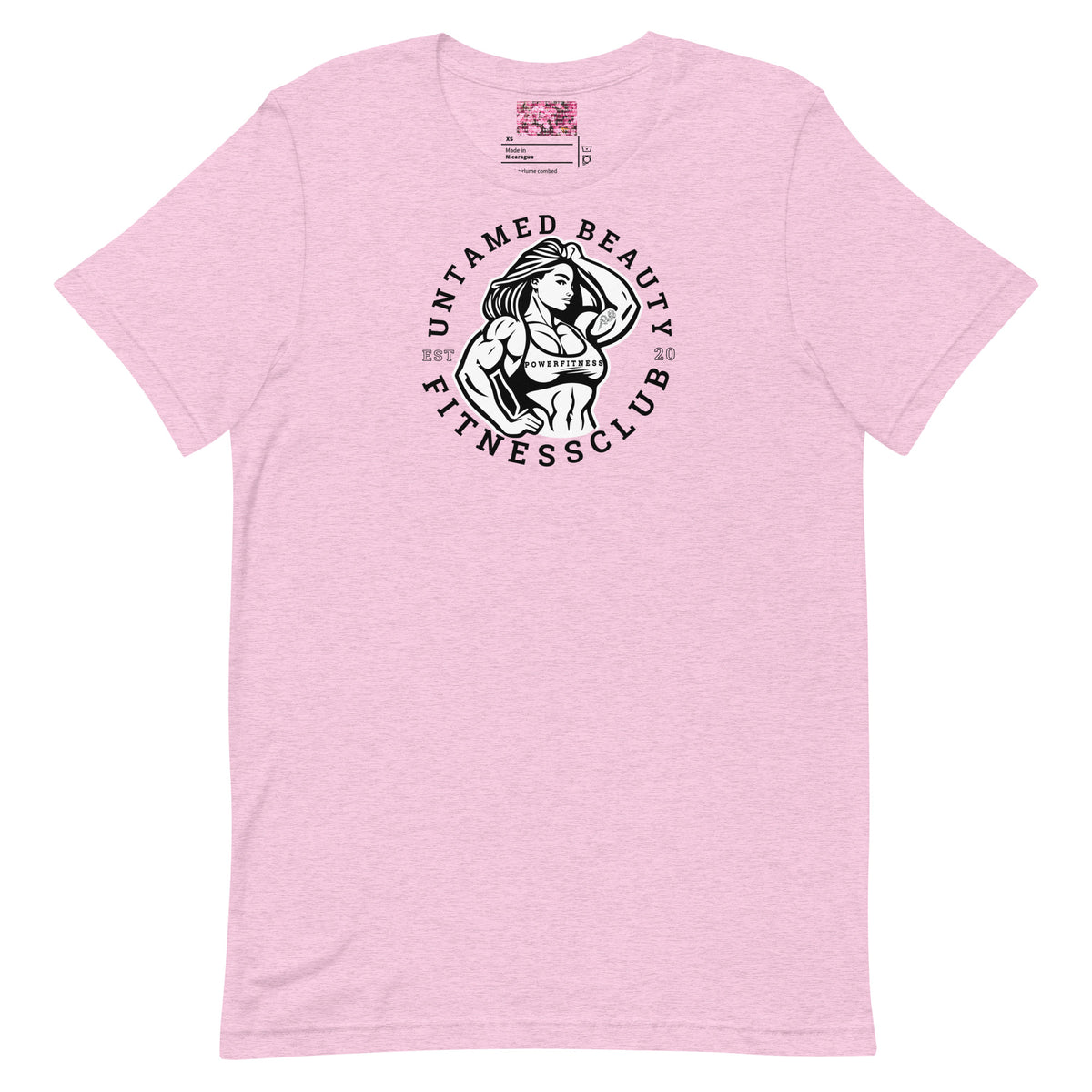 UNTAMED BEAUTY POWER FITNESS CLUB - Unisex t-shirts