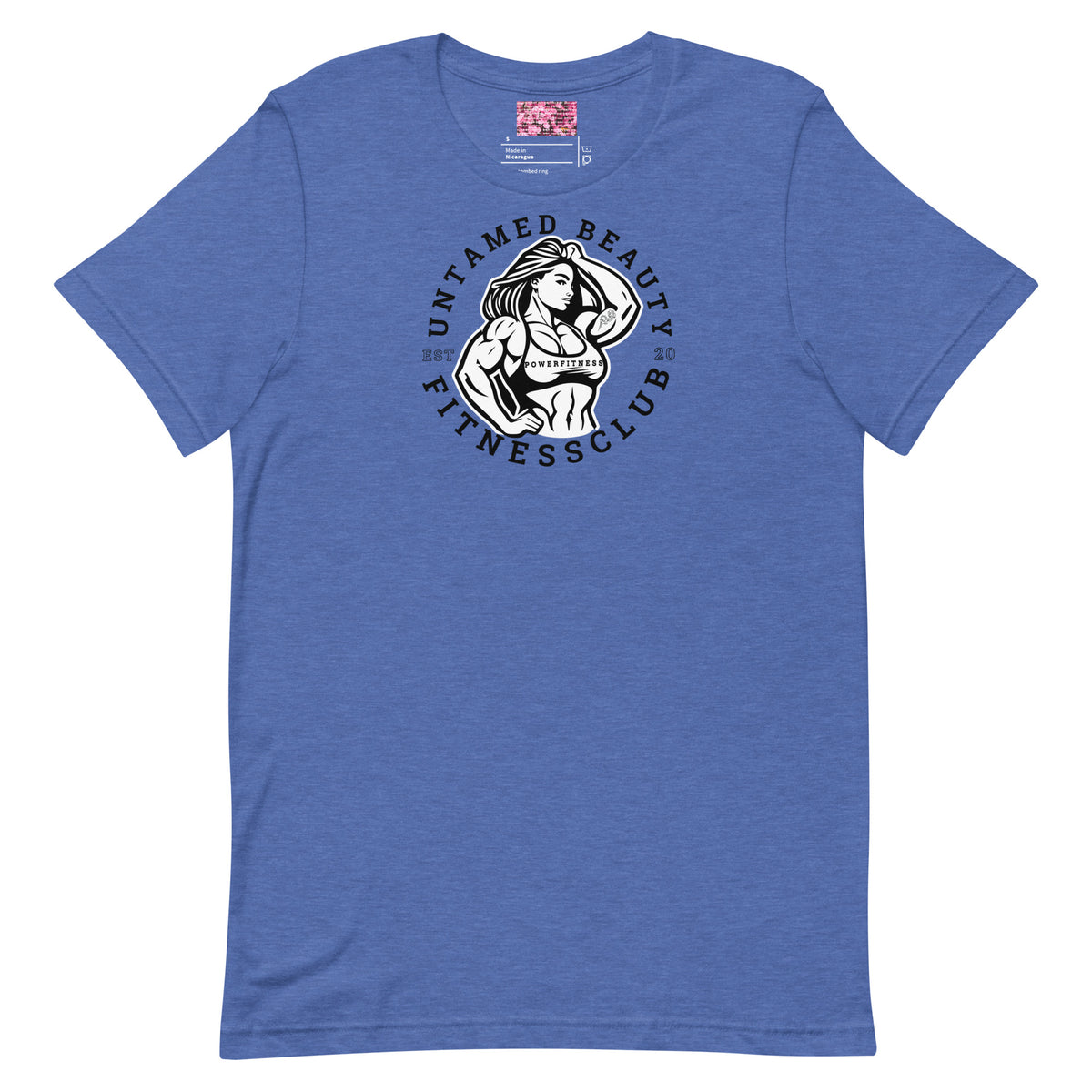 UNTAMED BEAUTY POWER FITNESS CLUB - Unisex t-shirts