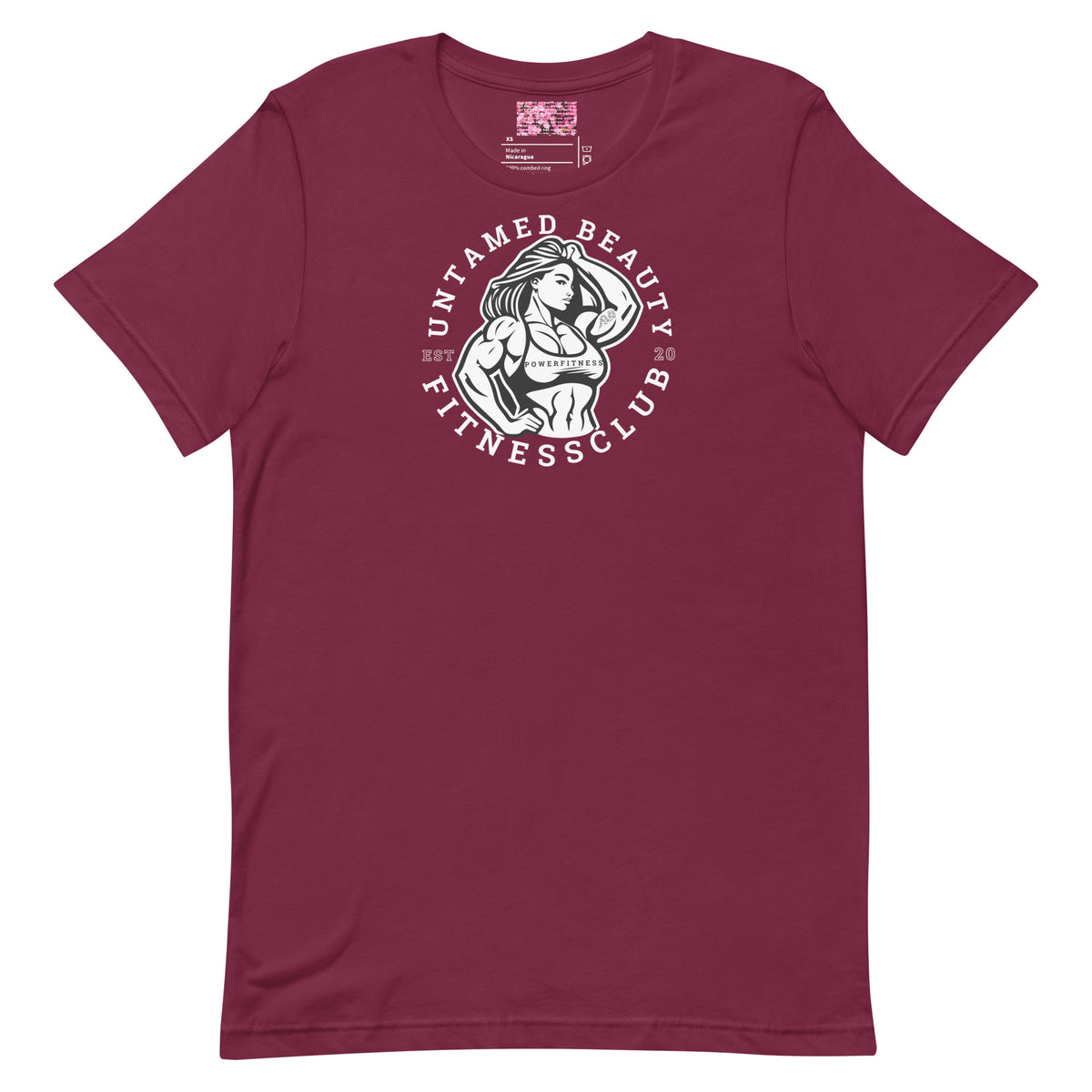 UNTAMED BEAUTY POWER FITNESS CLUB - Unisex t-shirts