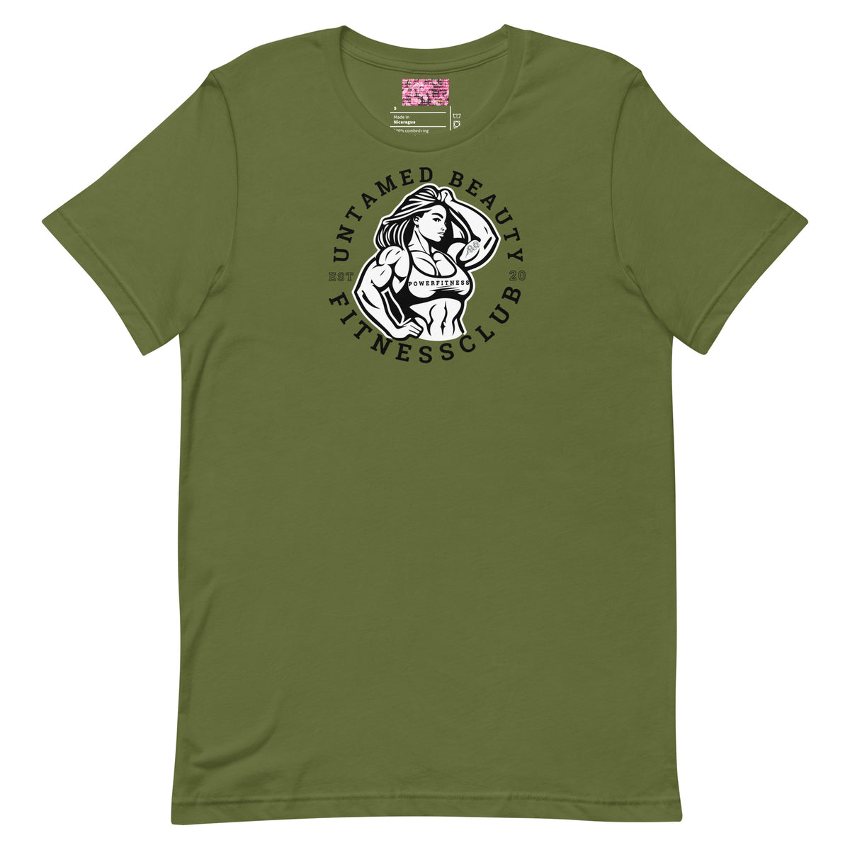 UNTAMED BEAUTY POWER FITNESS CLUB - Unisex t-shirts