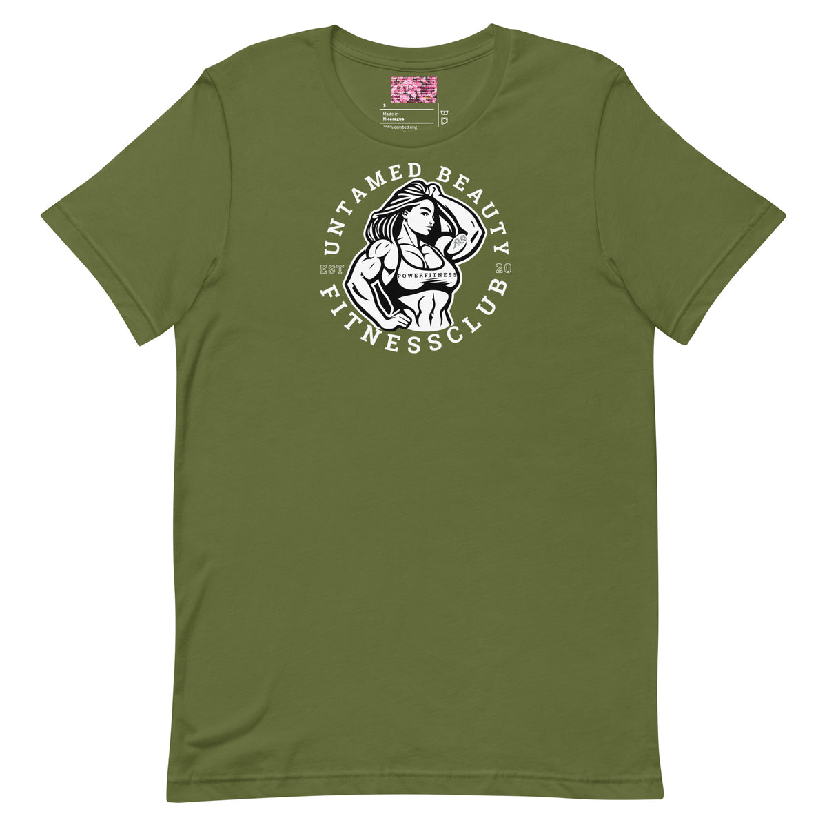 UNTAMED BEAUTY POWER FITNESS CLUB - Unisex t-shirts