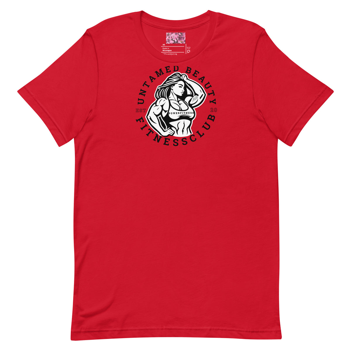 UNTAMED BEAUTY POWER FITNESS CLUB - Unisex t-shirts