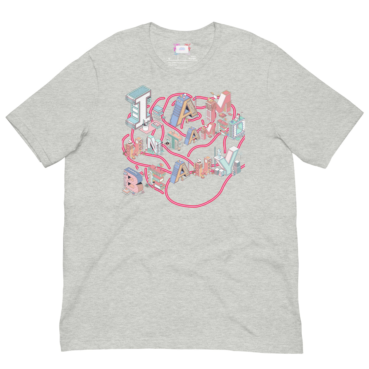 IAM UNTAMED BEAUTY Unisex t-shirts
