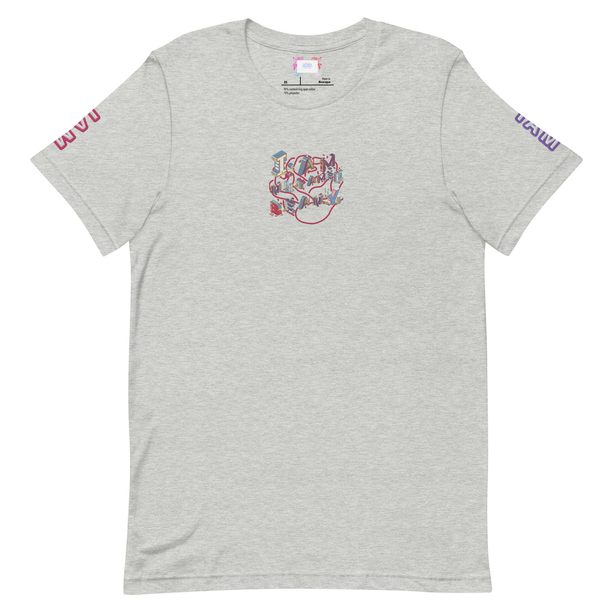 IAM UNTAMED BEAUTY - EMB Unisex t-shirts