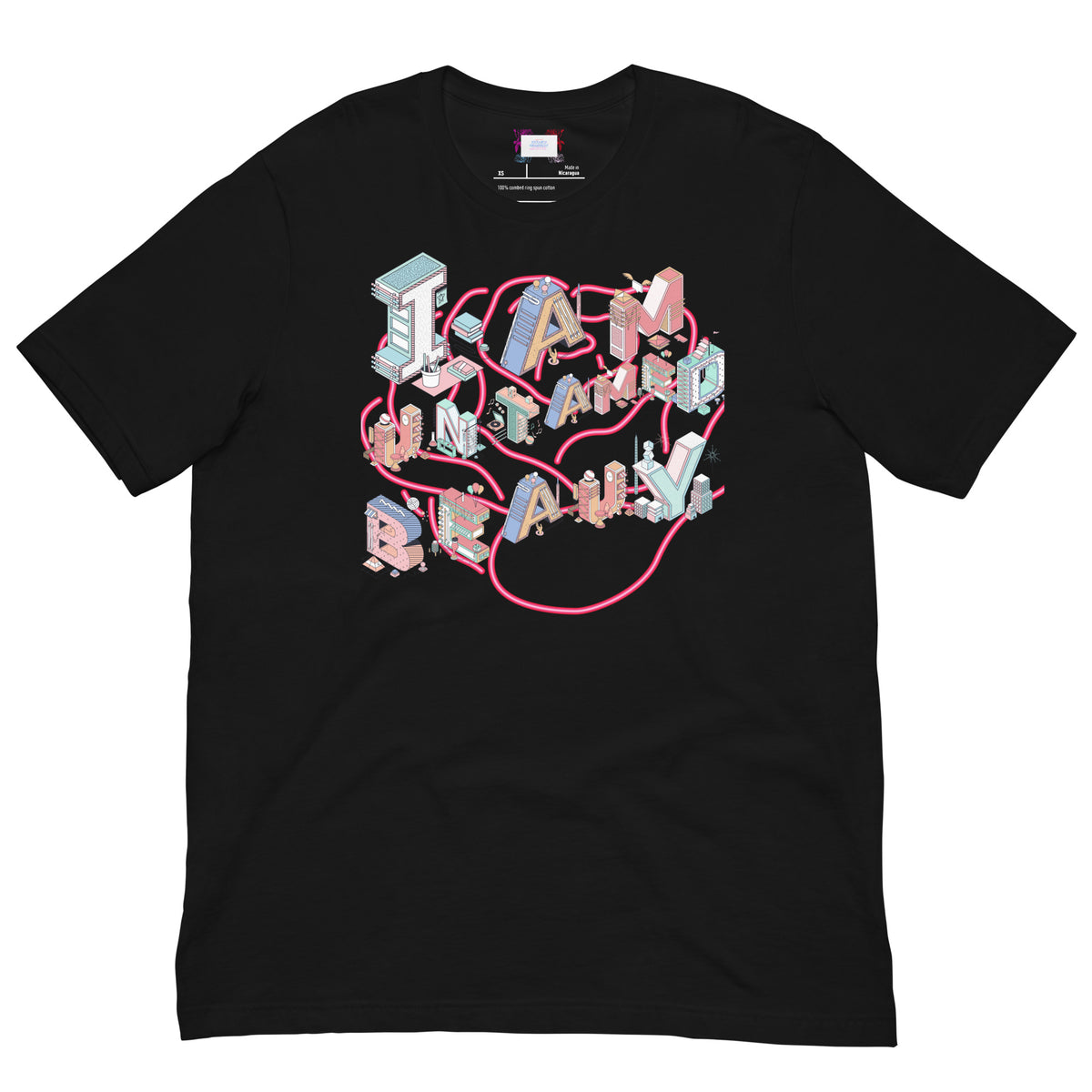 IAM UNTAMED BEAUTY Unisex t-shirts