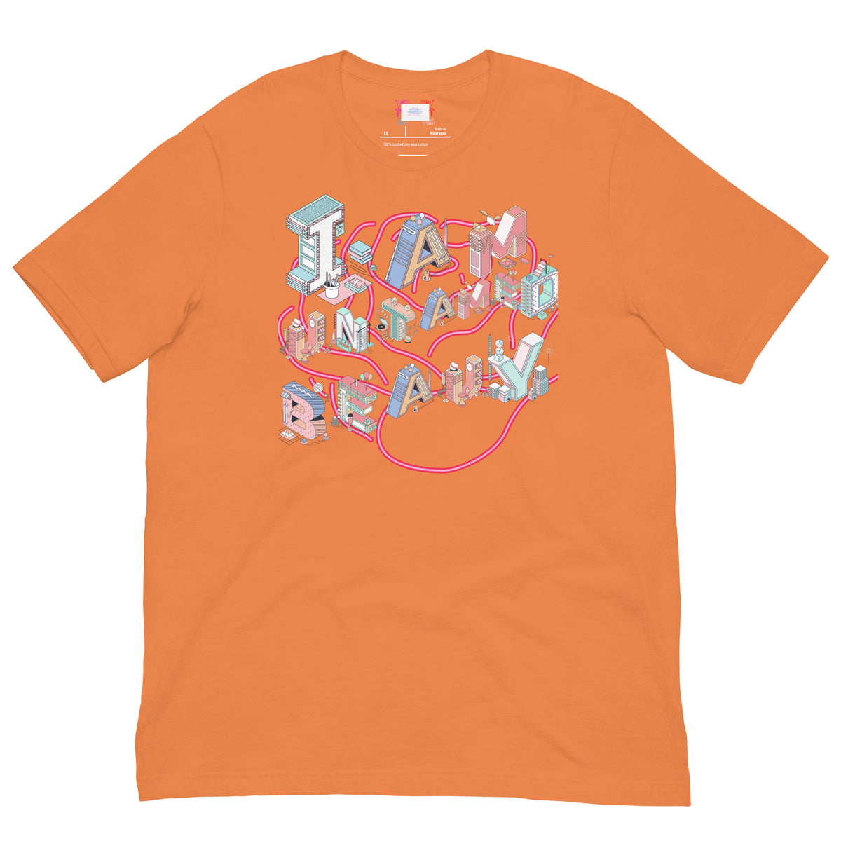 IAM UNTAMED BEAUTY Unisex t-shirts