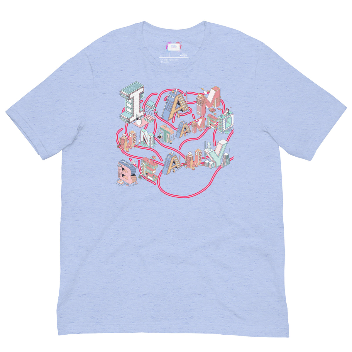 IAM UNTAMED BEAUTY Unisex t-shirts
