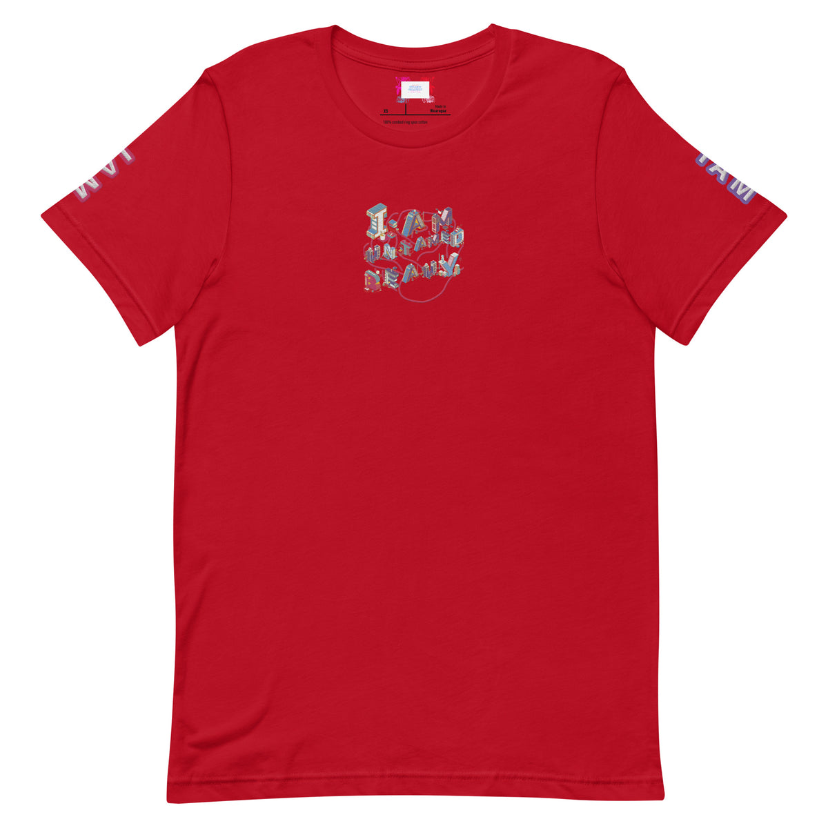 IAM UNTAMED BEAUTY - EMB Unisex t-shirts