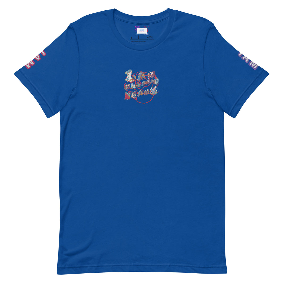 IAM UNTAMED BEAUTY - EMB Unisex t-shirts